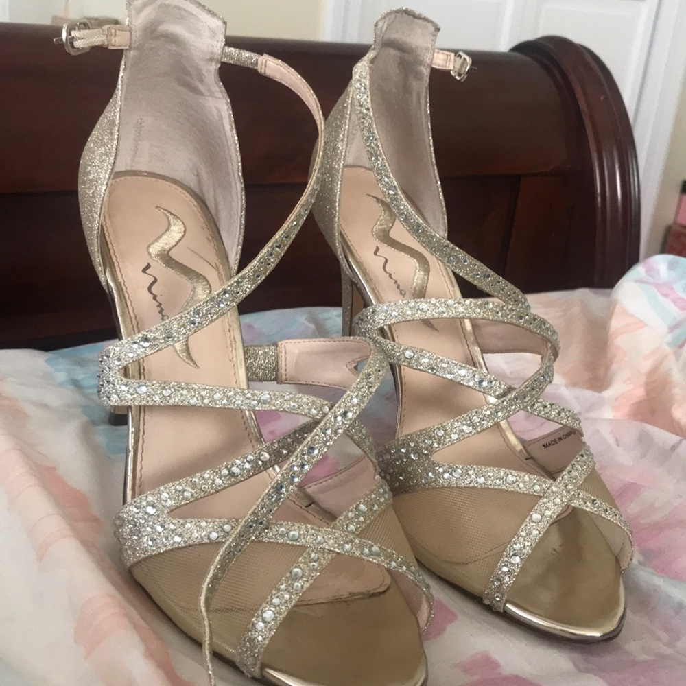 Gold heels